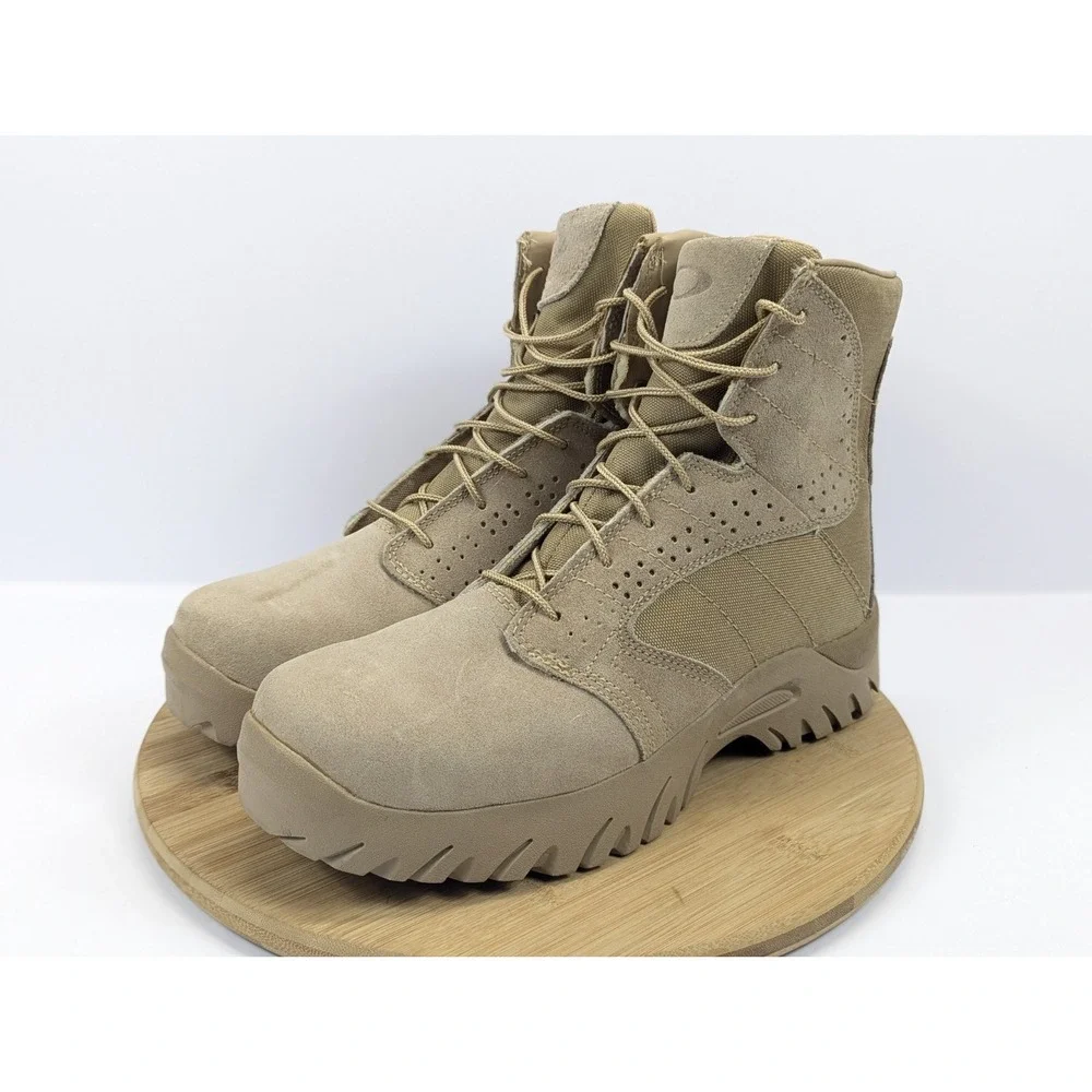 Oakley SI Assault 6 Desert Tan Suede Tactical Military Boots Mens 10 11100-100
